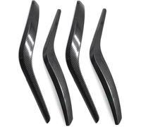 GTDTKGANAK Car Door Handle Cover & Inner Pull Panel Armrest for BMW X1 E84 2010-2016, A/Silver 4pcs Set Interior Door Panel Handle Decorative Covers( A/Carbon 4pcs Set)