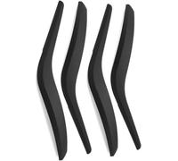 GTDTKGANAK Car Door Handle Cover & Inner Pull Panel Armrest for BMW X1 E84 2010-2016, A/Silver 4pcs Set Interior Door Panel Handle Decorative Covers( A/Black 4pcs Set)