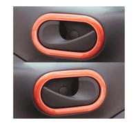 GTDTKGANAK Car Inner Door Bowl Handle Decoration Stickers, 2Pcs for Smart 453, for Forfour, for Fortwo 2015-2019, Interior Accessories Interior Door Panel Handle Decorative Covers