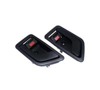 GTDTKGANAK Car Inner Door Handle for Hyundai Getz 2002-2011 Chrome/Black Front Rear LH RH 82610-1C000,82620-1C000 Interior Door Panel Handle Decorative Covers(Black Pair)