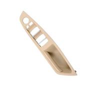 GTDTKGANAK Car Inner Side Door Handle for BMW 5 Series F10/F11/F18 520/523 RHD Gray Interior Trim Cover Interior Door Panel Handle Decorative Covers(Beige)