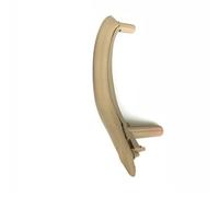 GTDTKGANAK Car Inside Door Handle Assembly with Outer Leather Cover for BMW X5 X6 F15 F16 2014-2018 (Left & Right) Interior Door Panel Handle Decorative Covers( Right Beige)