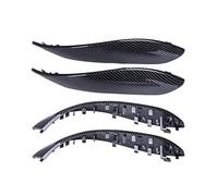GTDTKGANAK Car Interior Door Handle Carbon Fiber Trim Cover Left Right for BMW 3 4 Series F30-F36 Interior Door Panel Handle Decorative Covers( Carbon Fiber-4pcs)