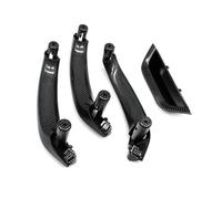 GTDTKGANAK Car Interior Door Handle Covers Set of 4 for BMW X3 X4 F25 F26 2010-2016 LHD RHD Interior Door Panel Handle Decorative Covers(RHD Carbon Fiber)