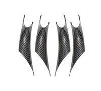 GTDTKGANAK Car Interior Door Handle Trim Cover for BMW 3/4 Series, M3, M4, F30, F80, F31, F32, F33, F34, F35 Interior Door Panel Handle Decorative Covers( Carbon Fiber-4 Pcs)