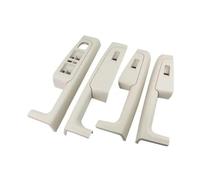 GTDTKGANAK Car Interior Door Handles for Skoda for Superb 2008-2013 Front Rear with Armrest Frame, Switch Control Panel Trim Interior Door Panel Handle Decorative Covers( Beige Set)