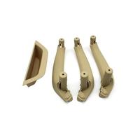GTDTKGANAK Car Interior Door Handles, Inner Handle Pull Trim for BMW X3 X4 F25 F26 2010-2016 (LHD RHD) Interior Door Panel Handle Decorative Covers(Lhd 4piece Beige)