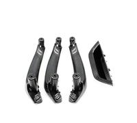 GTDTKGANAK Car Interior Door Handles, Inner Handle Pull Trim for BMW X3 X4 F25 F26 2010-2016 (LHD RHD) Interior Door Panel Handle Decorative Covers(RHD 4piece Carbon)