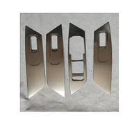 GTDTKGANAK Car Interior Door Handles & Trim Cover Accessories for Skoda for Kodiaq 2016-2021 Interior Door Panel Handle Decorative Covers( Silver)