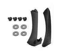 GTDTKGANAK Car Interior Door Panel Pull Trim Cover in Gray, Beige, Black for Left & Right-for BMW 3 Series E90 E91 316 318 320 325 328 Interior Door Panel Handle Decorative Covers( Black Left)