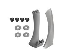 GTDTKGANAK Car Interior Door Panel Pull Trim Cover in Gray, Beige, Black for Left & Right-for BMW 3 Series E90 E91 316 318 320 325 328 Interior Door Panel Handle Decorative Covers( Grey Left)