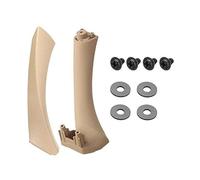 GTDTKGANAK Car Interior Door Panel Pull Trim Cover in Gray, Beige, Black for Left & Right-for BMW 3 Series E90 E91 316 318 320 325 328 Interior Door Panel Handle Decorative Covers( Beige Right)