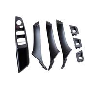 GTDTKGANAK Carbon Fiber Car Interior Door Handle Trim Cover for BMW 5 Series F10 F11 520d 525d 530d 535i Automotive Styling Interior Door Panel Handle Decorative Covers(1 Model A Black)