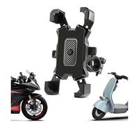 GTDTKGANAK Cellphone Mount For Piaggio For Beverly S 300 400 2021 Motorcycle Phone Holder Phone Mount 360° Rotatable Phone Mount Anti-fall Shockproof( B)