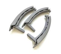 GTDTKGANAK Door Handle Assembly Set with Leather Cover for BMW X5/X6 E70/E71/E72 2007-2014 LHD Left & Right Interior Interior Door Panel Handle Decorative Covers( Lhd Set Gray)