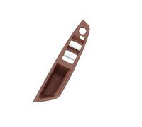 GTDTKGANAK Door Handle for BMW 5 Series F10/F11/F18 520/523/525/528/530 LHD/RHD Interior Pull Armrest Panel Trim Without Mirror Folding Button Interior Door Panel Handle Decorative Covers( Lhd Brown)
