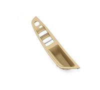 GTDTKGANAK Door Handle for BMW 5 Series F10/F11/F18 520/523/525/528/530 LHD/RHD Interior Pull Armrest Panel Trim Without Mirror Folding Button Interior Door Panel Handle Decorative Covers( RHD Beige)