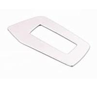 GTDTKGANAK for A6 C8 2019 Silver Car Center Console Buttons Frame Decoration Stainless Steel Gearshift Panel Cover Trim Accessories Gear Shift Side Decoration Strip Trim( B)
