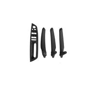 GTDTKGANAK for BMW E70/E71/E72 X5/X6 LHD/RHD 4Pcs Car Interior Door Handle Set & Armrest Replacement Trim Cover Interior Door Panel Handle Decorative Covers( Black)
