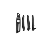 GTDTKGANAK for BMW E70/E71/E72 X5/X6 LHD/RHD 4Pcs Car Interior Door Handle Set & Armrest Replacement Trim Cover Interior Door Panel Handle Decorative Covers( B Black)