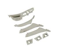 GTDTKGANAK for BMW for F10 10-17 LHD Auto Interior Gray 7Pcs Car Driver Front Right Armrest 1Hole Door Handle Pull Accessories Interior Door Panel Handle Decorative Covers