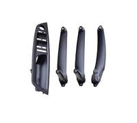 GTDTKGANAK for BMW X5/X6 E70/E71 2007-2013 4PCS/Set Left Hand Driver Door Pull Handles Kit Auto Interior Parts Inner Handle Interior Door Panel Handle Decorative Covers( RHD Black 4pcs)