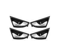 GTDTKGANAK for JAC for J3 for J3S for Turin 2009-2015 6105230U8010 6105240U8010 Matte Silver 4Pcs Car Interior Door Handle Handles Knob Open Interior Door Panel Handle Decorative Covers