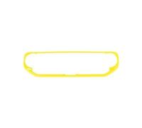GTDTKGANAK for Jeep for Wrangler JL for Gladiator JT 2018 Up Interior Car Air Conditioning Control Knob Panel Decoration Cover Accessories Gear Shift Side Decoration Strip Trim( Yellow)