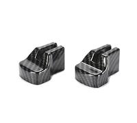 GTDTKGANAK for Mustang 2015 2016 2017 2018 2019 2020 2021 2022 Door Stop Buckle Decoration Cover Trim Interior Mouldings Car Interior Mouldings Gear Shift Side Decoration Strip Trim(Carbon Fiber)