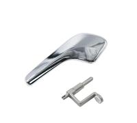 GTDTKGANAK for Opel Corsa D 2006-2014 Aluminum Plated Plastic Stainless Interior Door Panel Handle (Left & Right Doors) Interior Door Panel Handle Decorative Covers