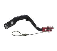 GTDTKGANAK Forged CNC Rear Foot Brake Lever Brake Pedal for CRF300L CRF300LR 300L Rally 2021 2022 2023 2024 Motorcycle Shift Pedal(Black with Red)