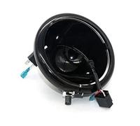 GTDTKGANAK Headlight Cover 5.75 Inch Headlight Bucket For Softail For Sportster For Dyna For Choppers Round 12V 24V LED Headlamp Housing Bracket Headlamp(1pcs black)