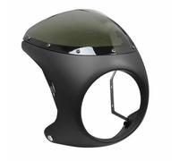 GTDTKGANAK Headlight Cover For Cafe For Racer Motorcycle Black Universal 7" Headlight Lamp For Fairing Windshield Headlamp(Gloss Black)