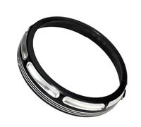 GTDTKGANAK Headlight Cover Motorcycle 7'' Burst Headlight For Touring For Street For Electra For Glide For Road For King 96-2018 Headlamp Trim Bezel Decorate Cover Headlamp