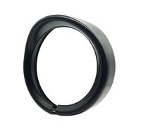 GTDTKGANAK Headlight Cover Motorcycle 7" Headlight Trim For Electra For Street For Glide For Softail + 4.5" Fog Lights Rings Bezel Cover Visor Black Headlamp(7inch Trim Ring)