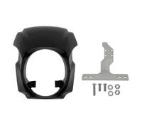 GTDTKGANAK Headlight Cover Motorcycle Black Front Headlight Fairing Cover Windshield Mask For Softail For Breakout FXBRS FXBR 2018-2020 2021 2022 2023 Headlamp(Healight)