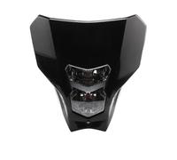 GTDTKGANAK Headlight Cover Motorcycle Headlight Headlamp Head Light 12V For CRF450L For CRF450XR 2019 2020 Motocross Dirt Bike Headlamp(Black)