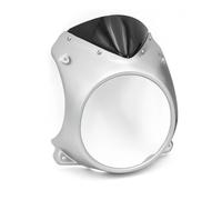 GTDTKGANAK Headlight Cover Motorcycle Round Screen Headlight For Brixton For Crossfire 500 Fairing Windshield Cover ABS Plastic Headlamp(Silver)