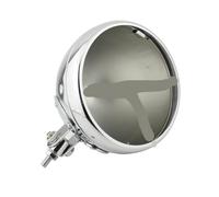 GTDTKGANAK Headlight Cover Motorcycle Side Mount Or Bottom 7 Inch Round Headlight Housing Lemp Cover Headlamp Head Light Shell Bucket Headlamp(7inch style1 C)