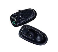 GTDTKGANAK Inside Interior Door Handle for Kia Spectra 2002-2004 OEM: RH 0K2N1-58330A96 LH 0K2N1-59330A96, Right Side Grey Interior Door Panel Handle Decorative Covers( Right Side Black)