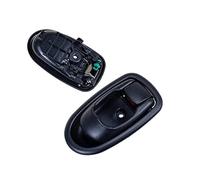 GTDTKGANAK Inside Interior Door Handle for Kia Spectra 2002-2004 OEM: RH 0K2N1-58330A96 LH 0K2N1-59330A96, Right Side Grey Interior Door Panel Handle Decorative Covers( Left Side Black)