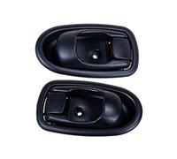 GTDTKGANAK Inside Interior Door Handle for Kia Spectra 2002-2004 OEM: RH 0K2N1-58330A96 LH 0K2N1-59330A96, Right Side Grey Interior Door Panel Handle Decorative Covers( Black 1 Set(2pcs))