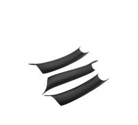 GTDTKGANAK Interior Door Pull Handle Cover Set 3Pcs Black Carbon Fiber Texture for BMW X5 F15 X6 F16 F85 F86 2014-2018 Interior Door Panel Handle Decorative Covers