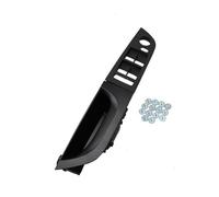 GTDTKGANAK Interior Upgrade Left Driver's Inner Door Handle Replacement for BMW 3 Series E90 E91 316-328i 2004-2012 Interior Door Panel Handle Decorative Covers( Black-a)