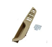GTDTKGANAK Interior Upgrade Left Driver's Inner Door Handle Replacement for BMW 3 Series E90 E91 316-328i 2004-2012 Interior Door Panel Handle Decorative Covers( Beige)