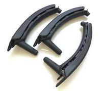 GTDTKGANAK Interior Upgrade Left Hand Drive Car Inner Door Handle Assembly Kit Trim Parts for BMW X5/X6 (E70/E71/E72 2007-2014) Interior Door Panel Handle Decorative Covers( Black)