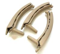 GTDTKGANAK Interior Upgrade Left Hand Drive Car Inner Door Handle Assembly Kit Trim Parts for BMW X5/X6 (E70/E71/E72 2007-2014) Interior Door Panel Handle Decorative Covers( Beige)
