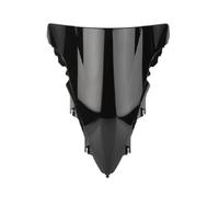 GTDTKGANAK Motorbike Windshield Motorcycle Double Bubble Windshield For YZF 1000 For R1 2009 2010 2011 2012 2013 2014 For YZFR1 Deflector Protector Wind Screen Wind Deflector(Black)