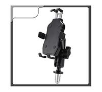 GTDTKGANAK Motorcycle Navigation Bracket For NINJA400 For NINJA 400 For ZX-6R For ZX-10R For ZX-14R Motorcycle GPS Navigation Mobile Phone Mount Bracket USB Phone Holder Phone Mount(F NO LOGO)