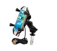 GTDTKGANAK Motorcycle Navigation Bracket For Suzuki For Hayabusa For GSX-R 600 750 1000 Motorcycles Phone Mount With Charger Mobile Phone Holder GPS Navigation Bracket Phone Mount